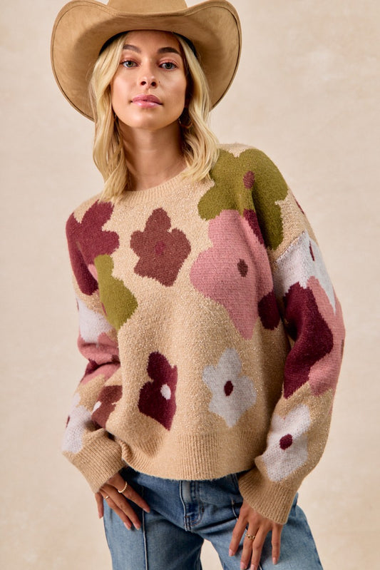 Petal Party Sweater (S-XL)