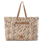 Brookside Cotton & Leather Weekender Bag