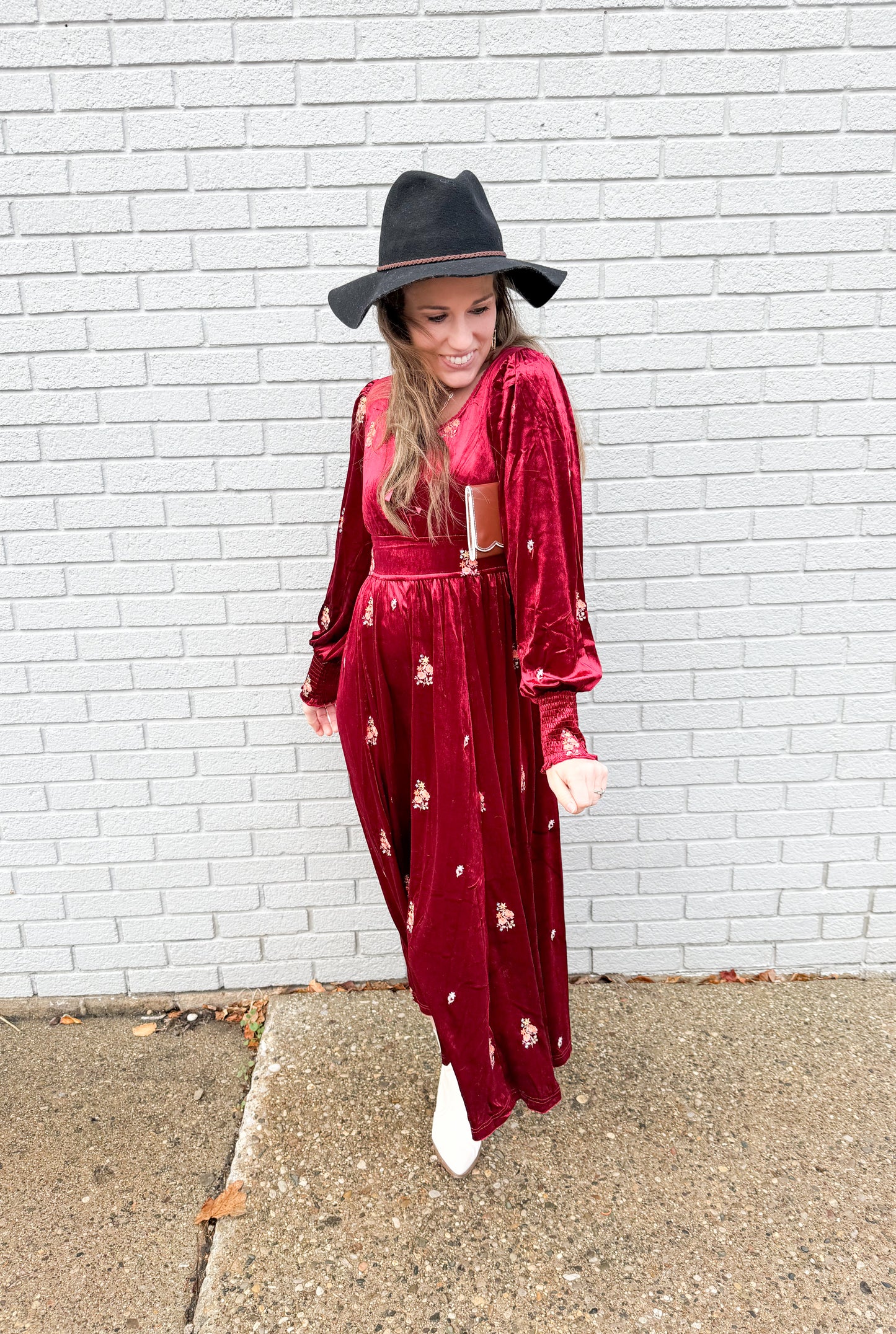 Caught in Elegance Velvet Dress