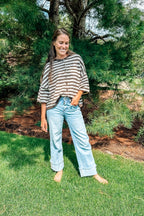 Bloom Babe Wide Leg Denim
