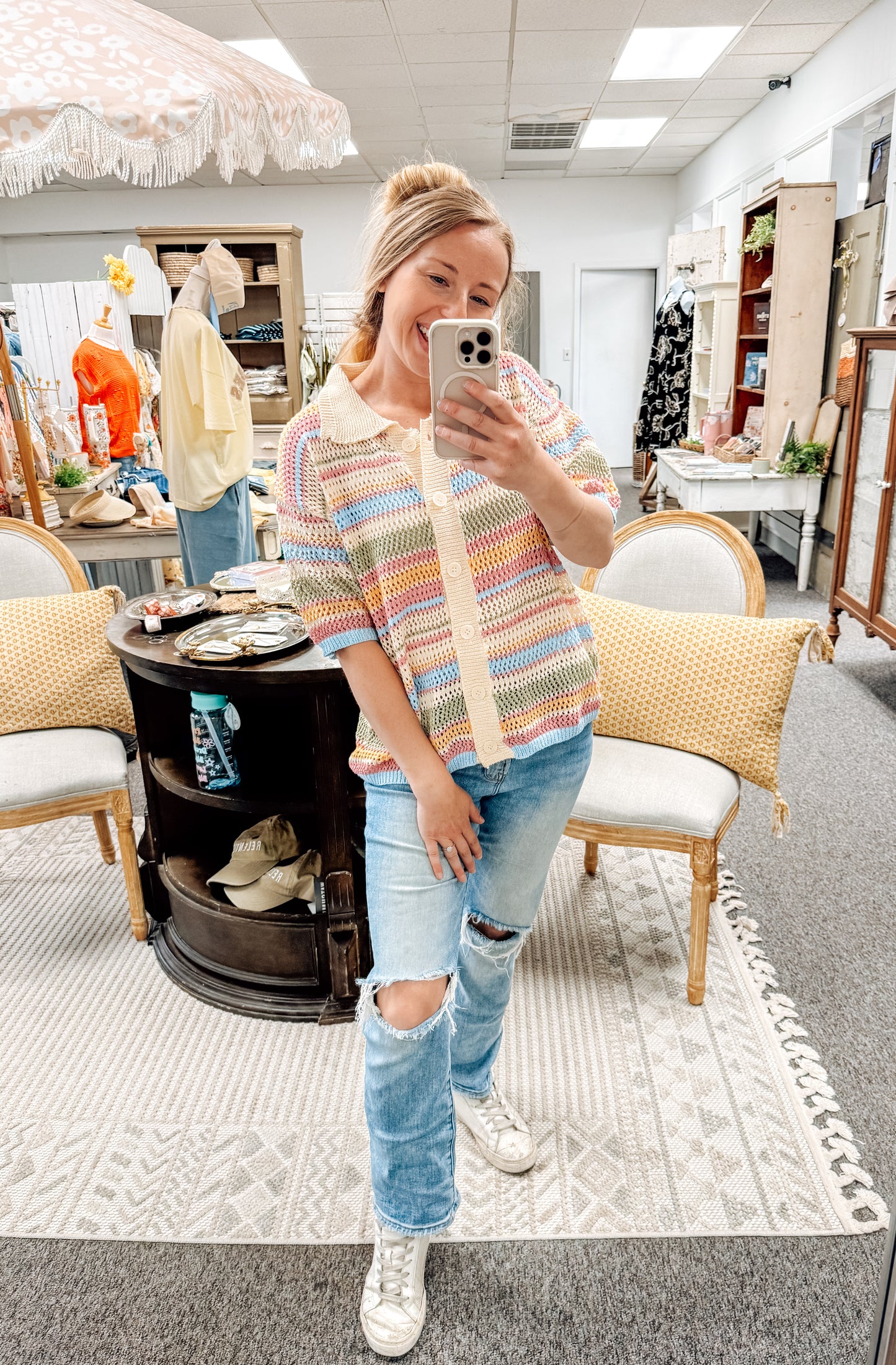 Spring Fling Multi Knit Top (S-XL)