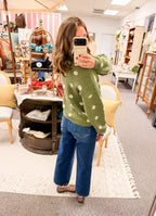 Sweet Spot Polka Dot Button Down Cardigan