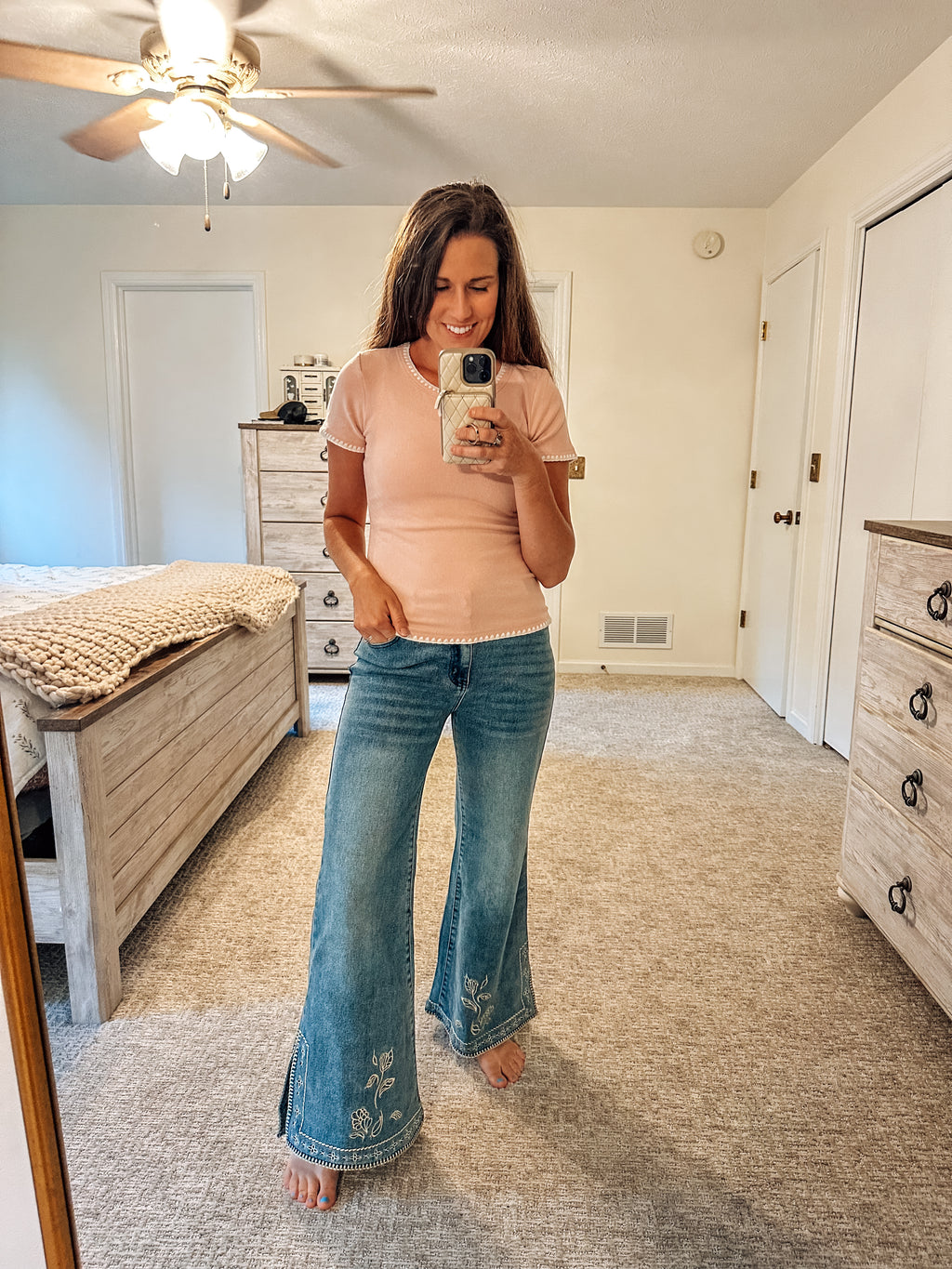 Worn in Western Mid Rise Denim