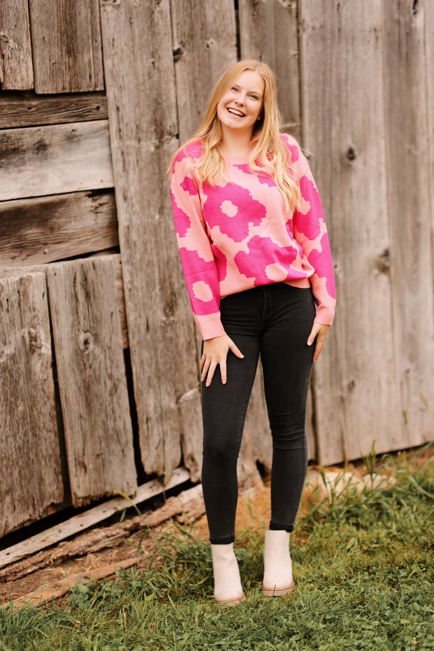 Bold & Beautiful Floral Sweater (S-XL)