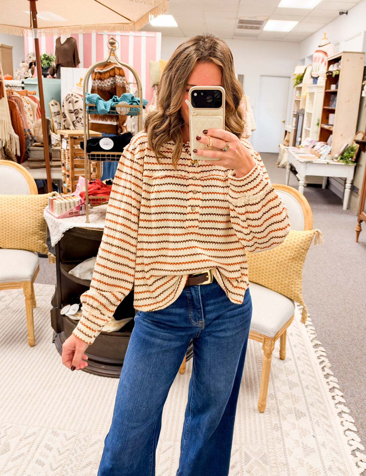 The Golden Harvest Knit Top