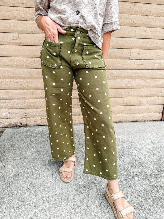 O-LIVE Dots Pants