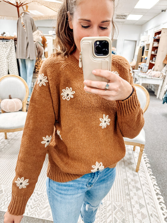 Petal Pick-Me-Up Sweater (S-XL)