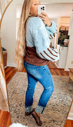 Mountain Getaway Color Block Half-Zip Pullover