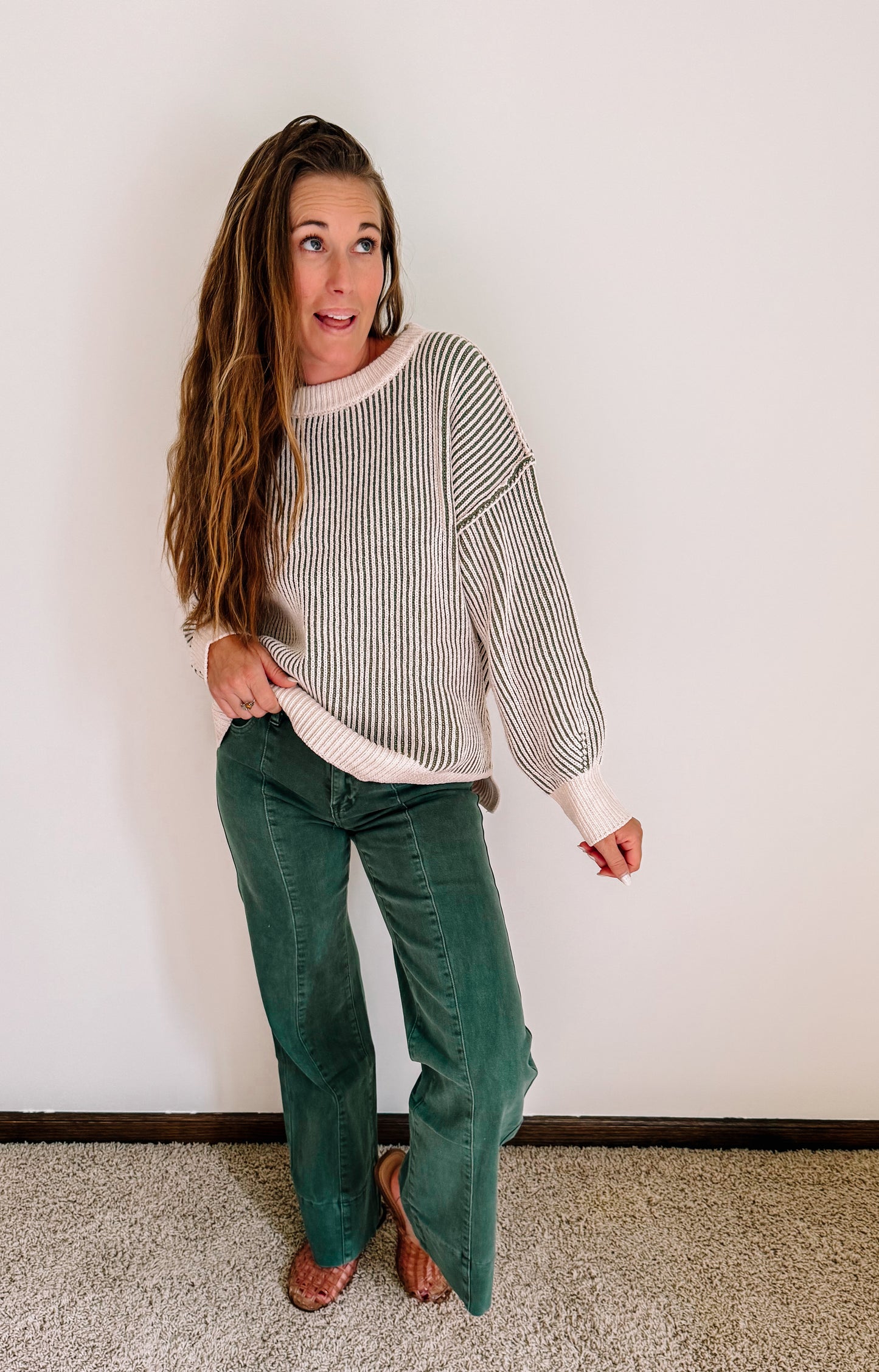 The October Roads Two Tone Sweater (2 Colors)