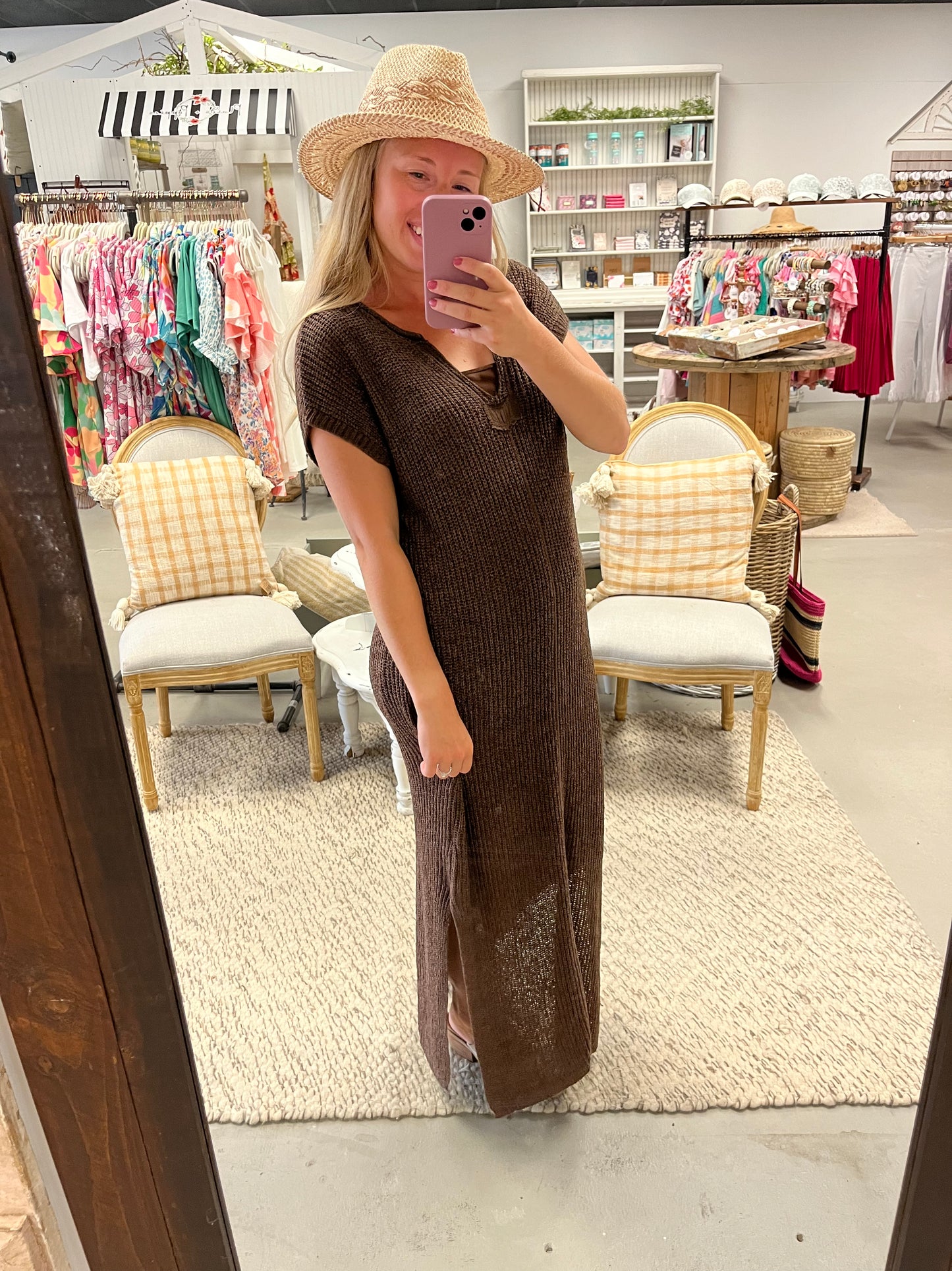Featherlight Knitted Maxi Dress