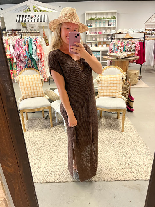 Featherlight Knitted Maxi Dress