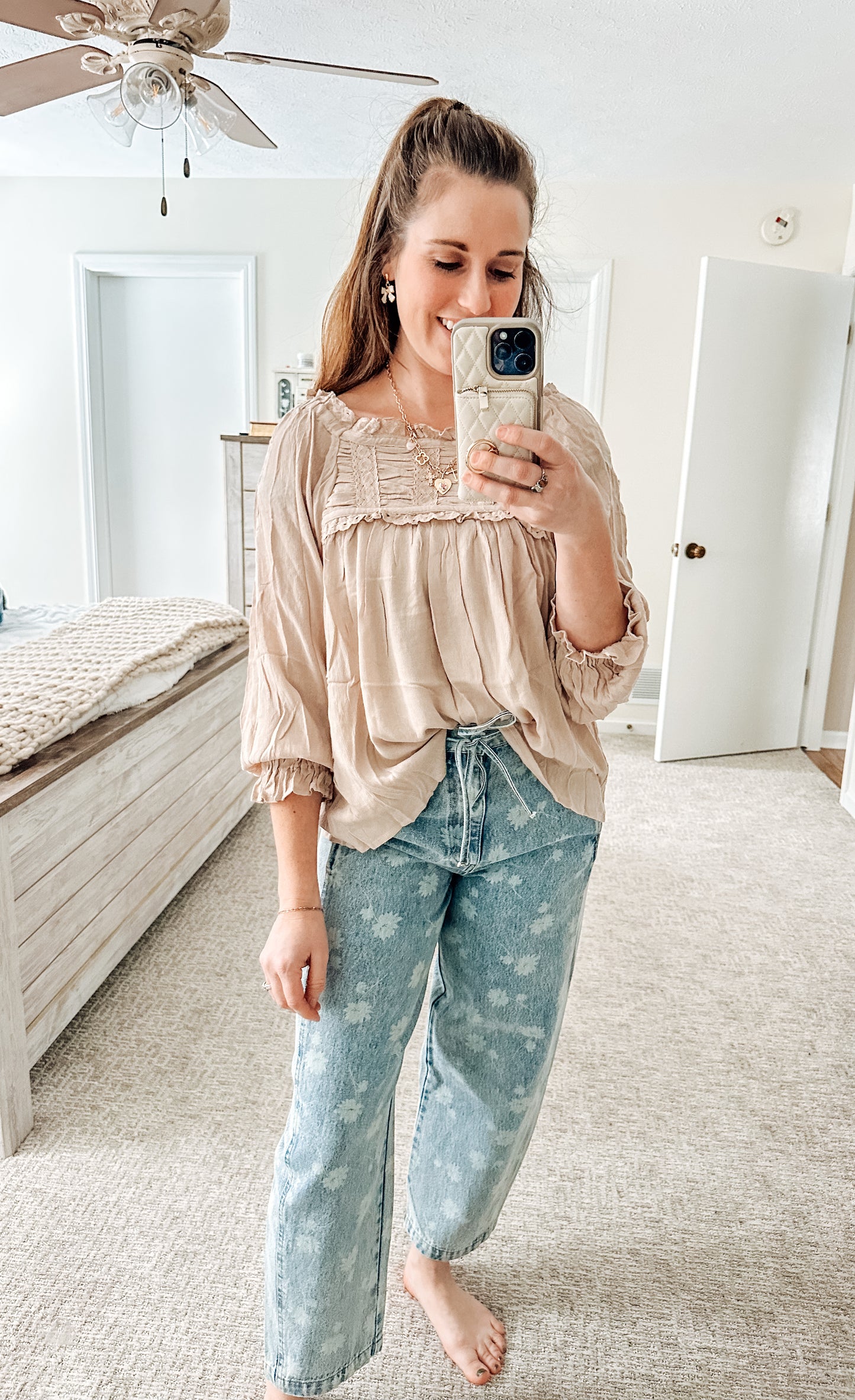The Soft Silhouette Top-Natural