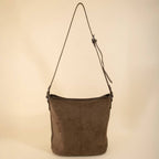 Simple Suede Square Shoulder Bag