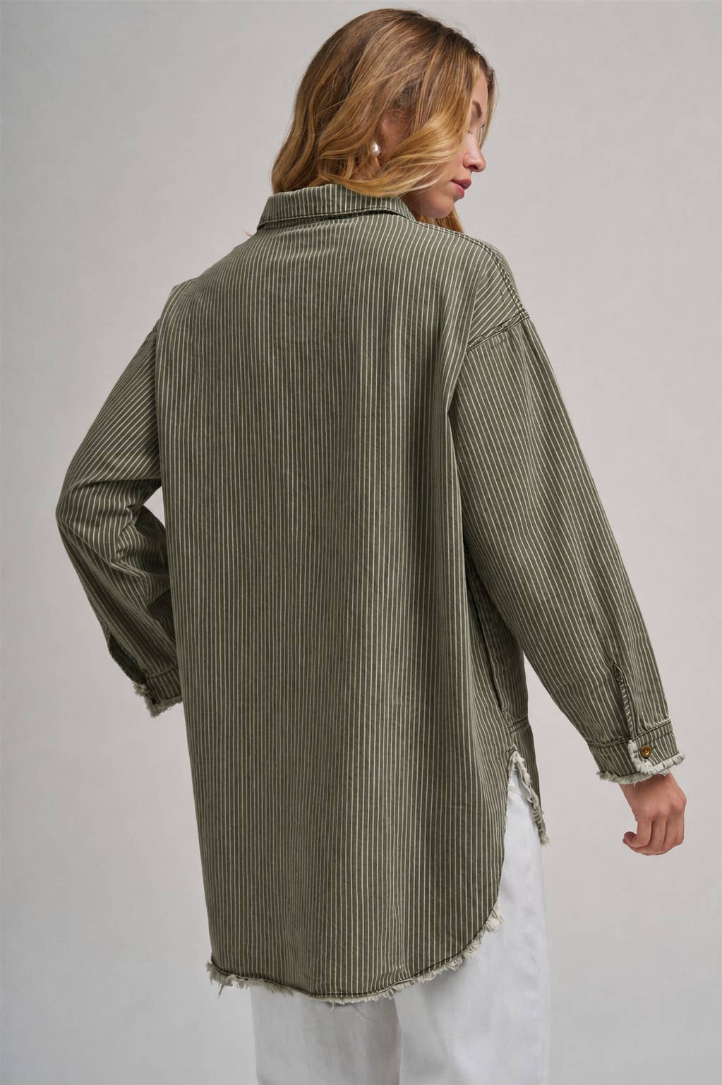 The Olive Grove Oversized Shirt