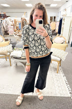 Autumn Floral Pullover Sweater (S-XL)
