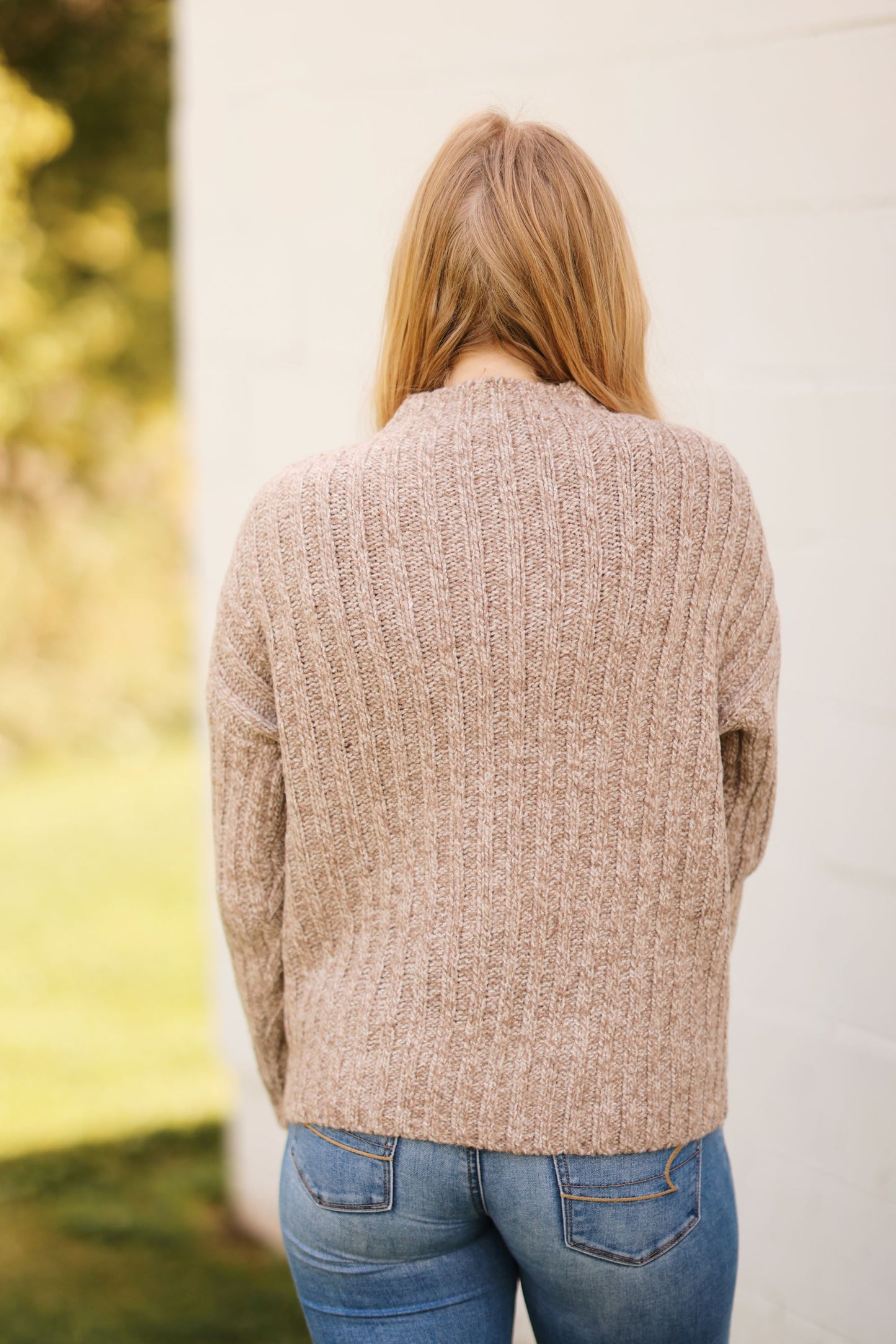 Toasty Timber Pullover Sweater-Taupe