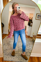 The Ruby Ridge Diamond Knit Sweater