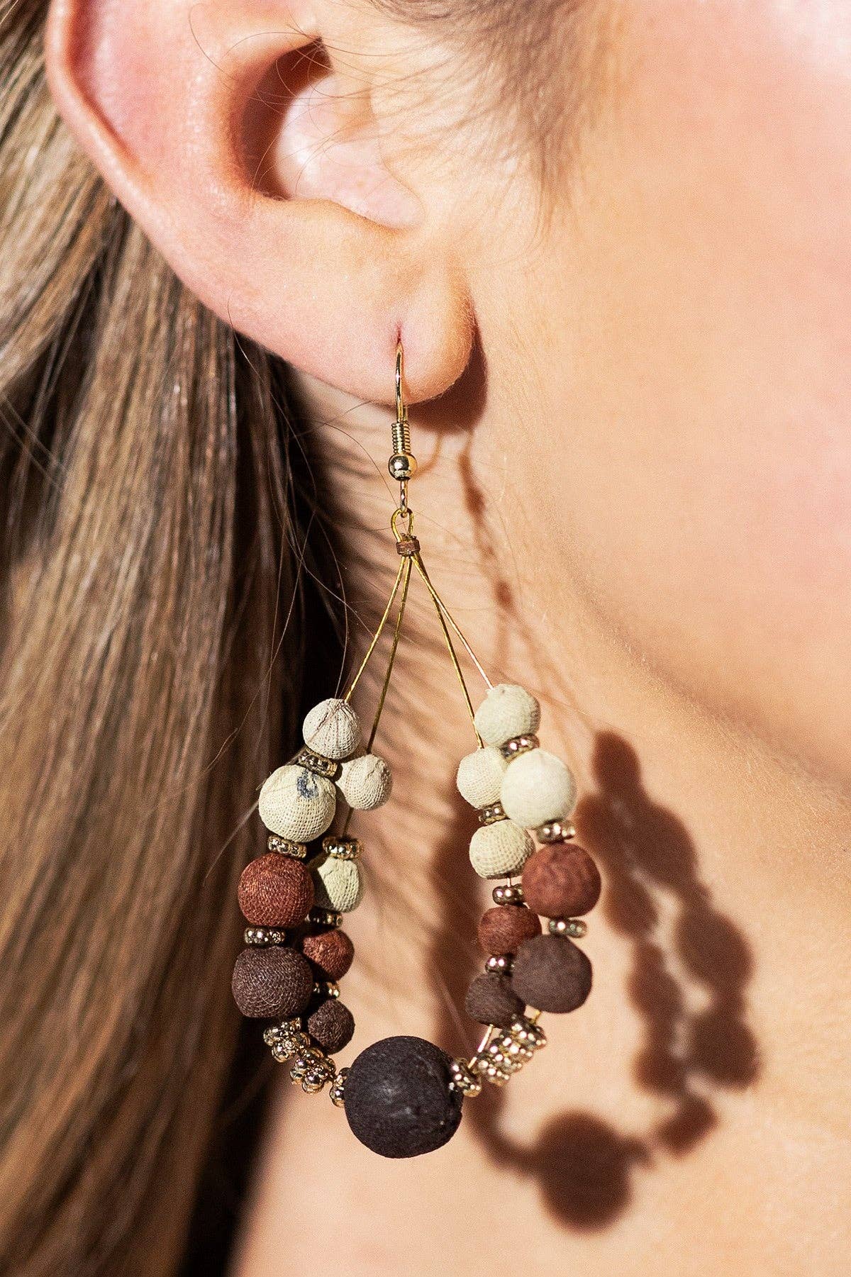 Wooden Dangle Earrings