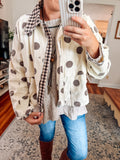 Autumn Dots Oxford Contrasting Jacket (PREORDER)
