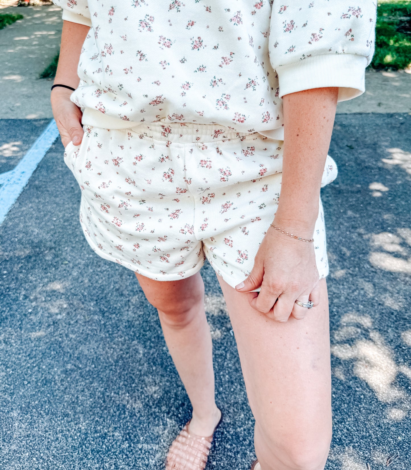 Wildflower Whim Elastic Shorts