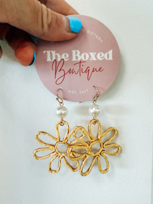 Flower Power Dangle Earrings