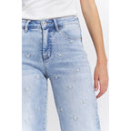 Bloom Babe Wide Leg Denim