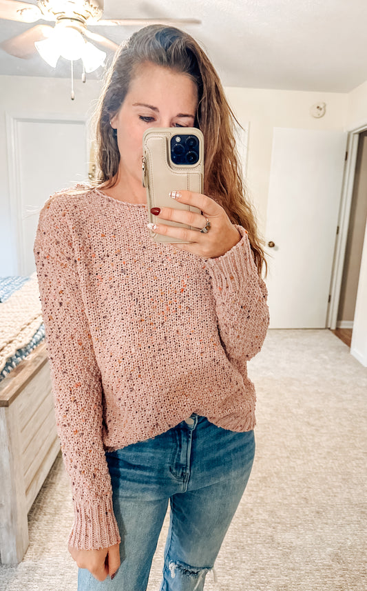 Sleek Stitch Popcorn Sweater (S-XL)
