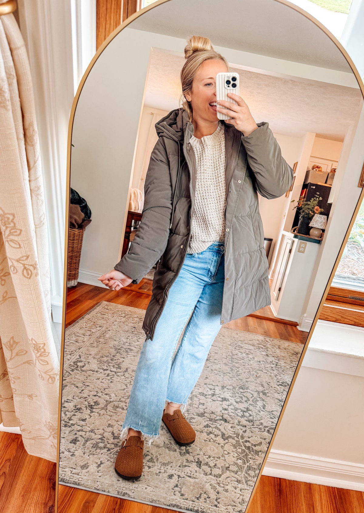 Chilly Days Mid Length Puffer Jacket (3 colors)