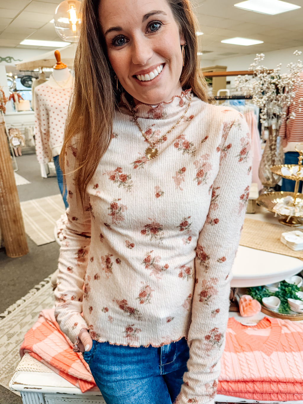 For the Love Floral Top (S-XL)
