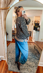 You've Been Spotted Printed Pullover