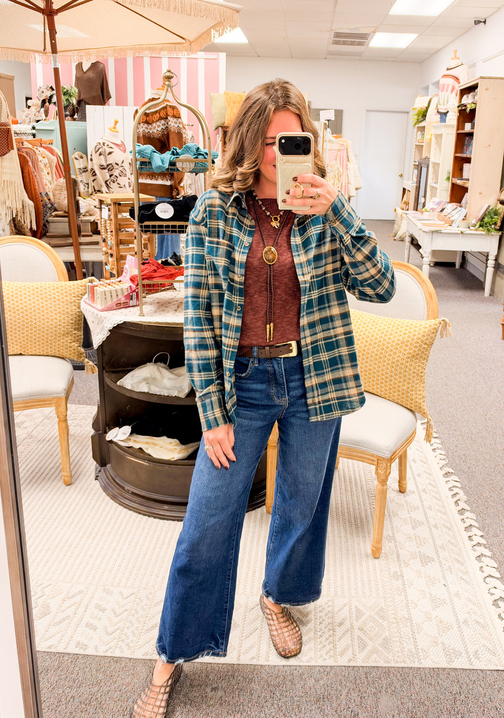 The Harvest Trail Plaid Shirt (2 Colors)