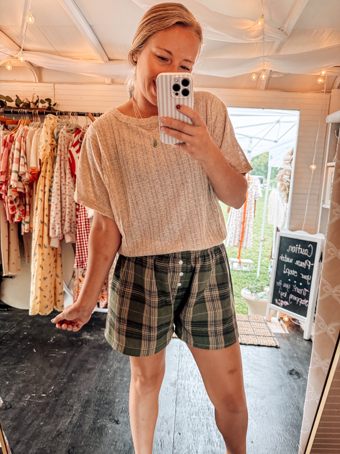 The Everyday Neutral Dolman Short Sleeve Top