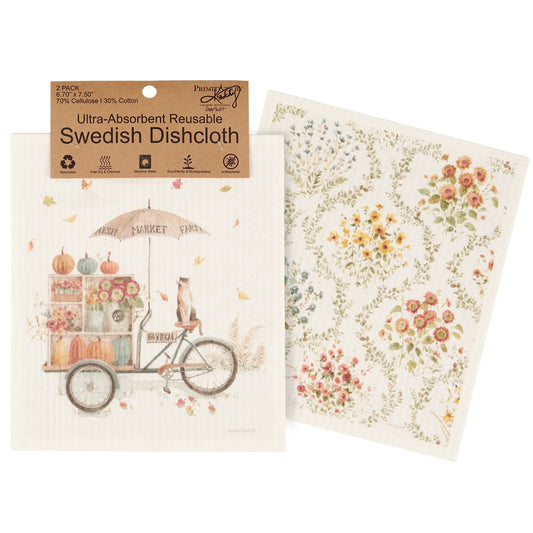 Fall Days Sweedish Dish Towels