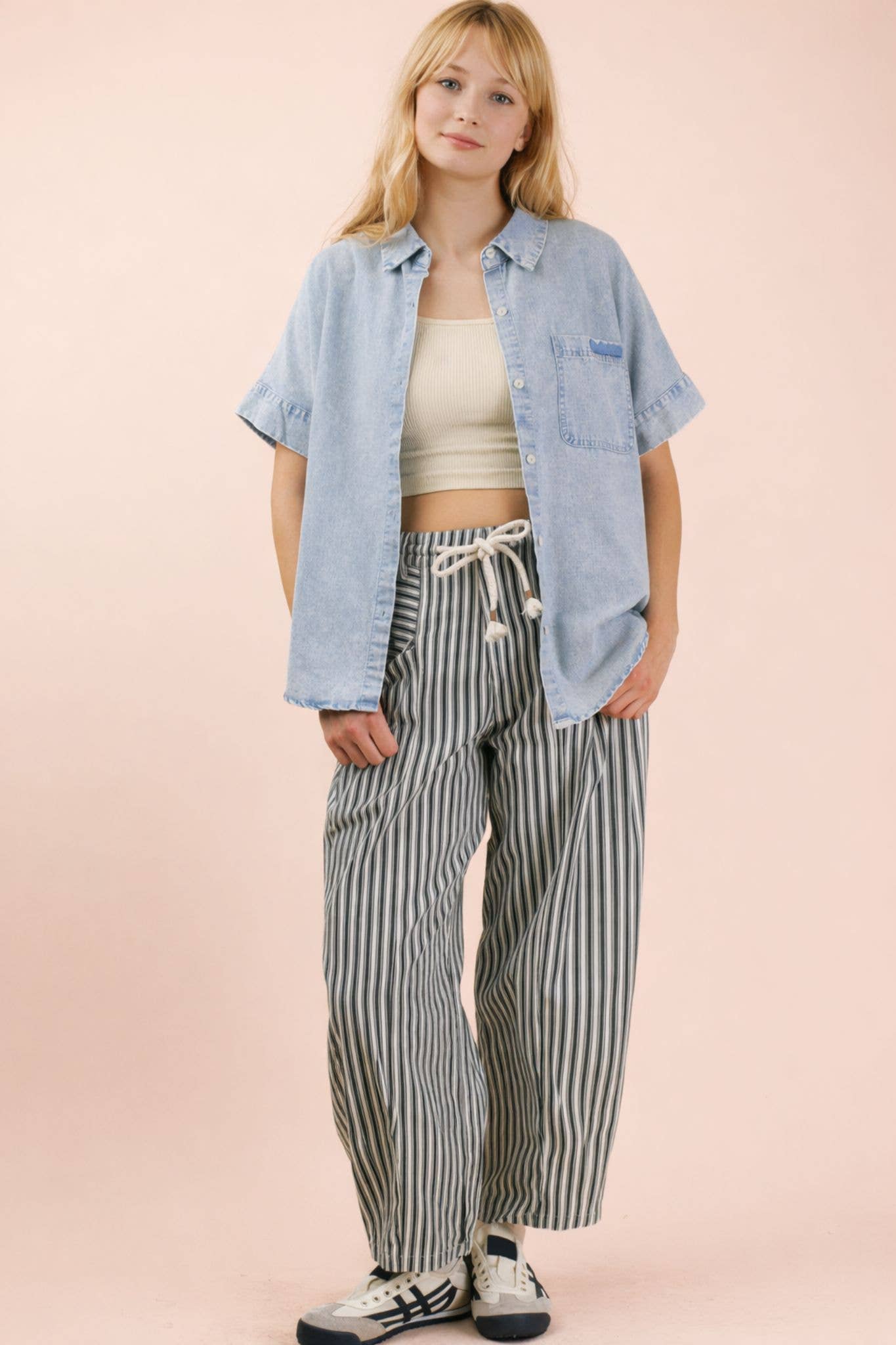 Cindy Chambray Button Up