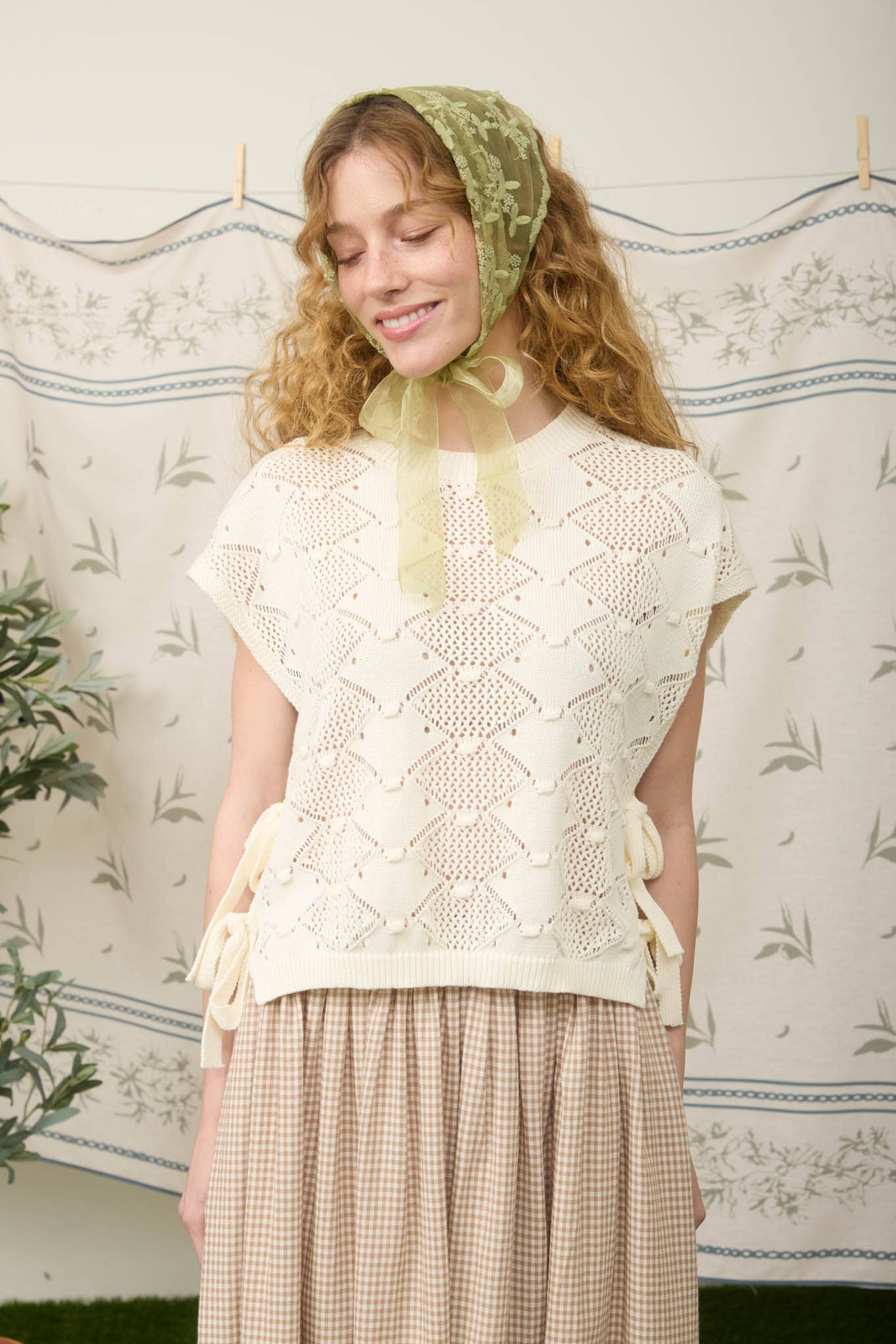 Countryside Charm Tie Sweater