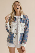 All Caught Up in Cute Denim Jacket (S-3X)