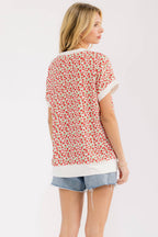 Ruby Floral Top (S-XL)