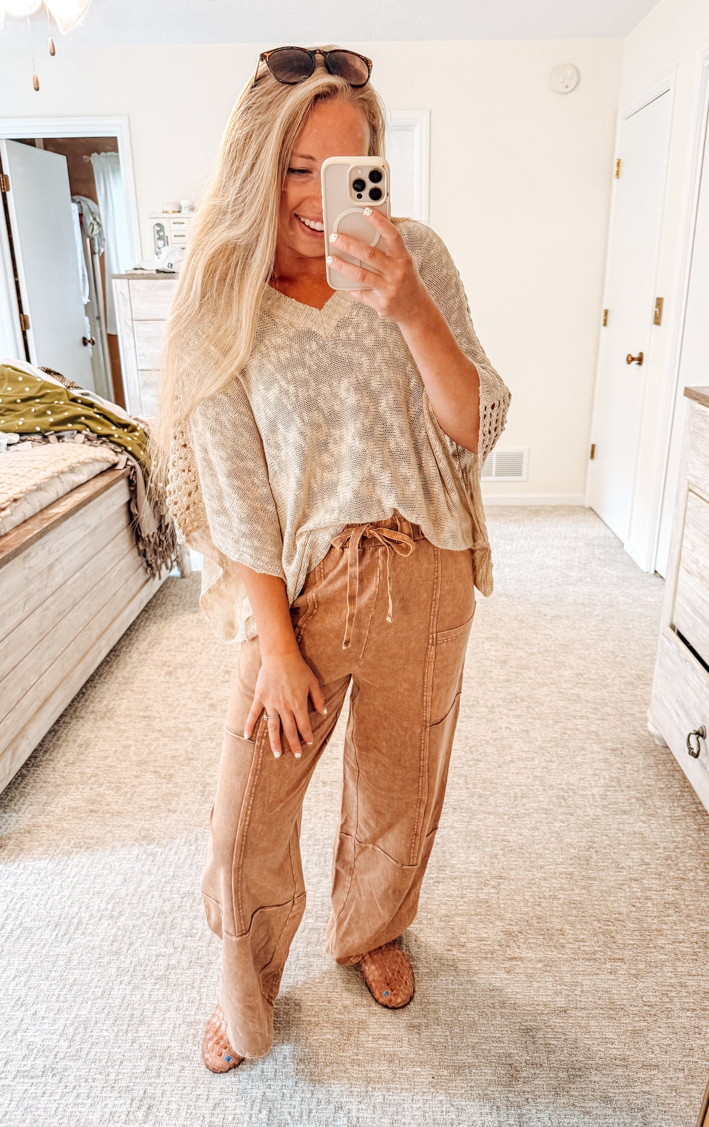 The Relaxed Retreat Knit-Taupe