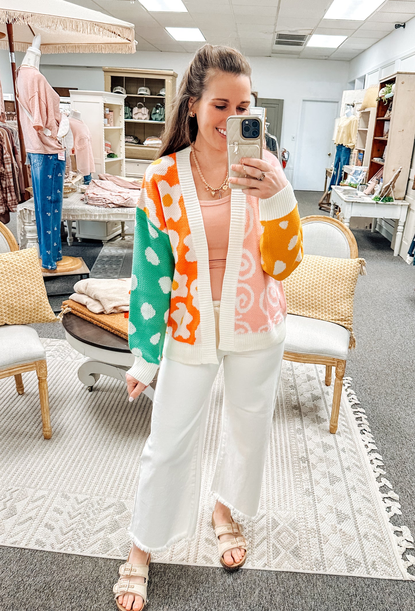 Color Me Happy Multiprint Cardigan (S-XL)