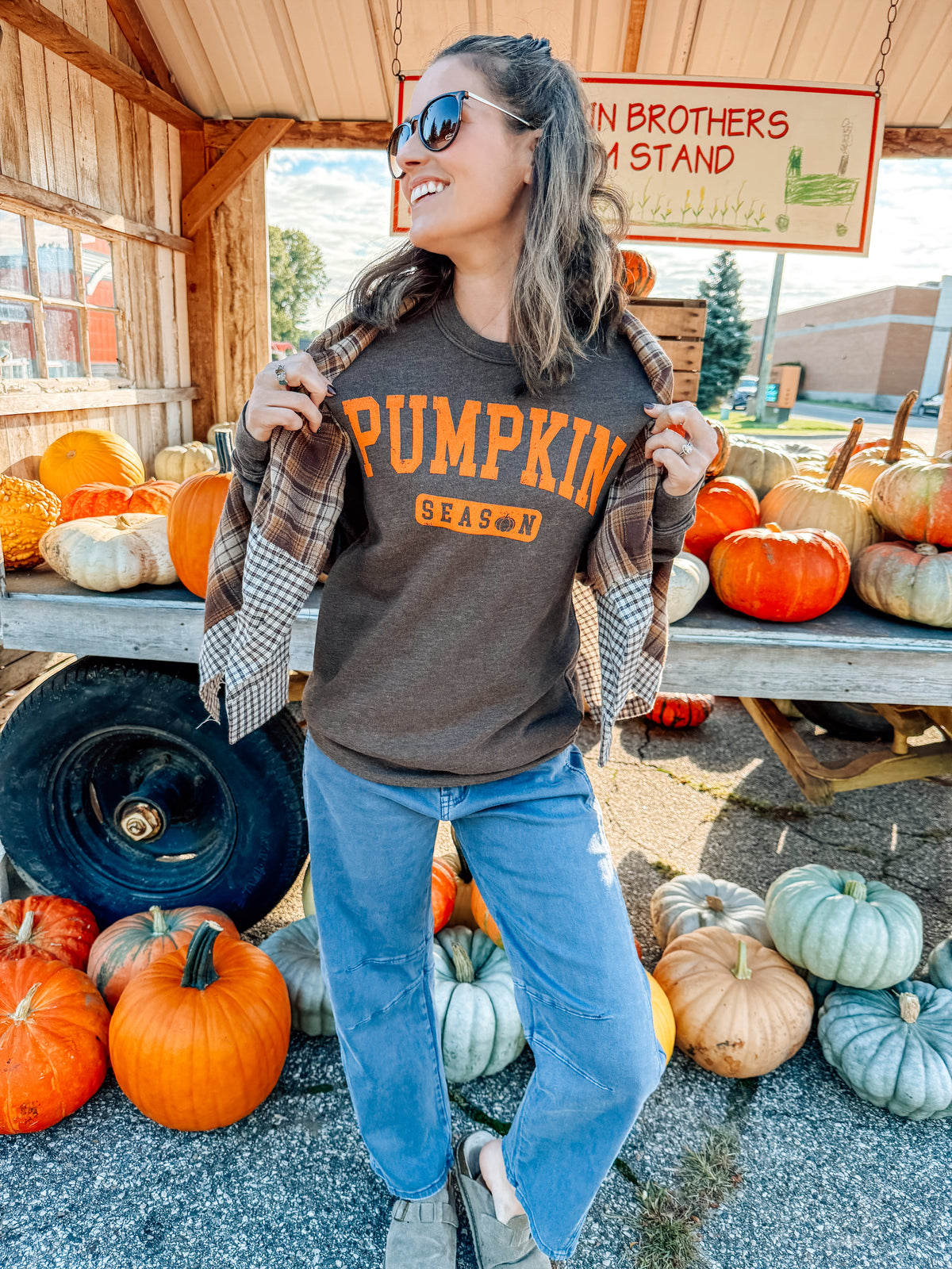 Pumpkin Season Mineral Wash Sweatshirt