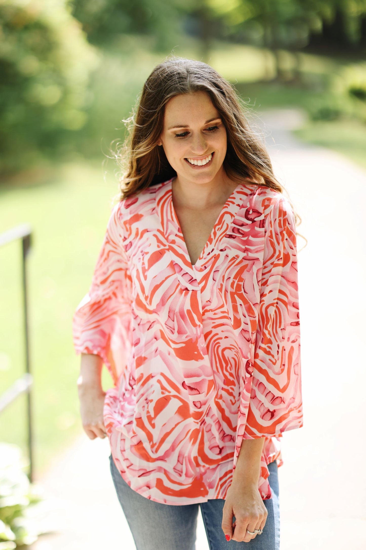 Swirling into Style Blouse
