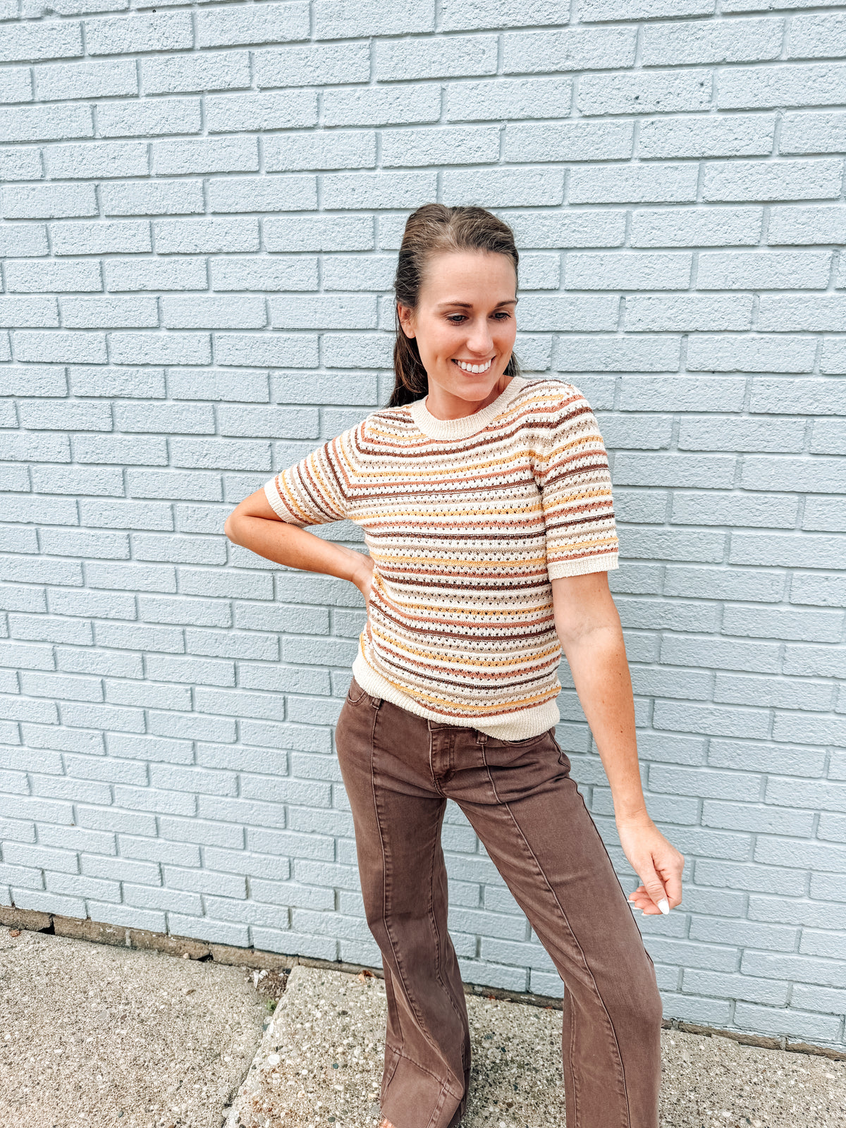 The Painted Desert Stripe Knit Sweater