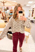The Fireside Diamond Sweater