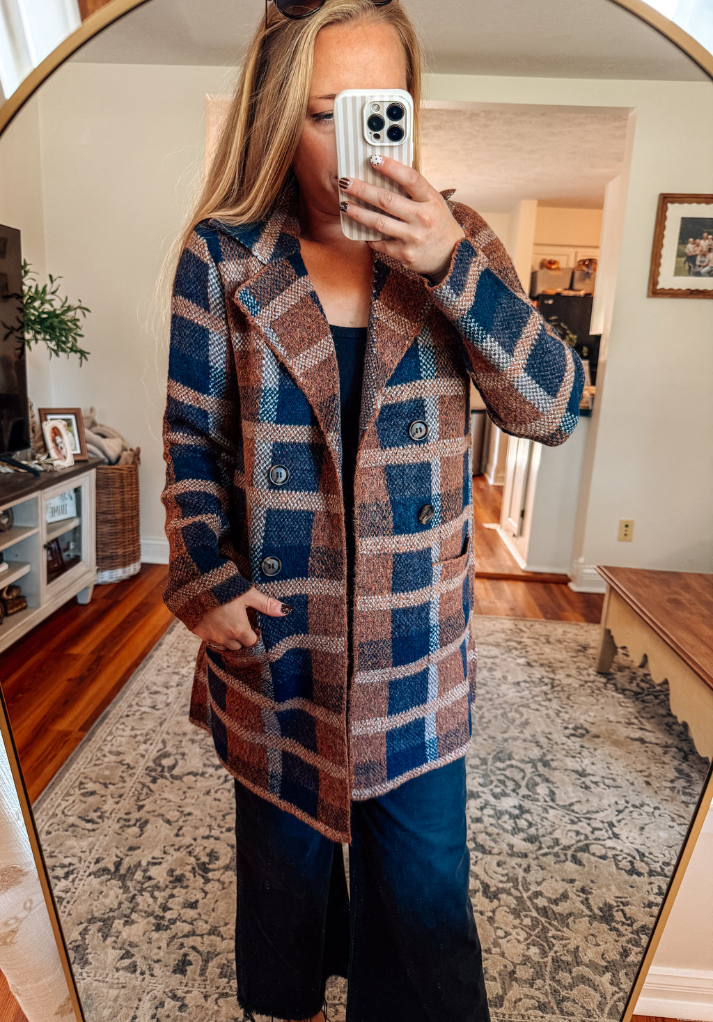 Check Me Out Checker Jacquard Sweater (S-XL)