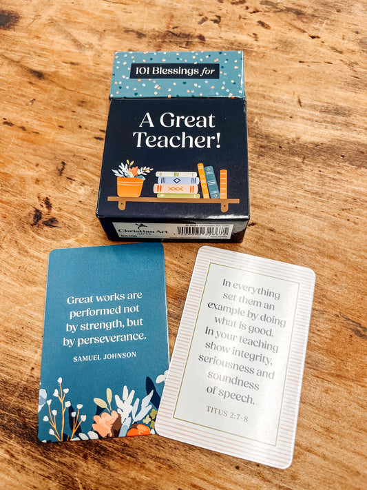 Box Of Blessings For Teachers