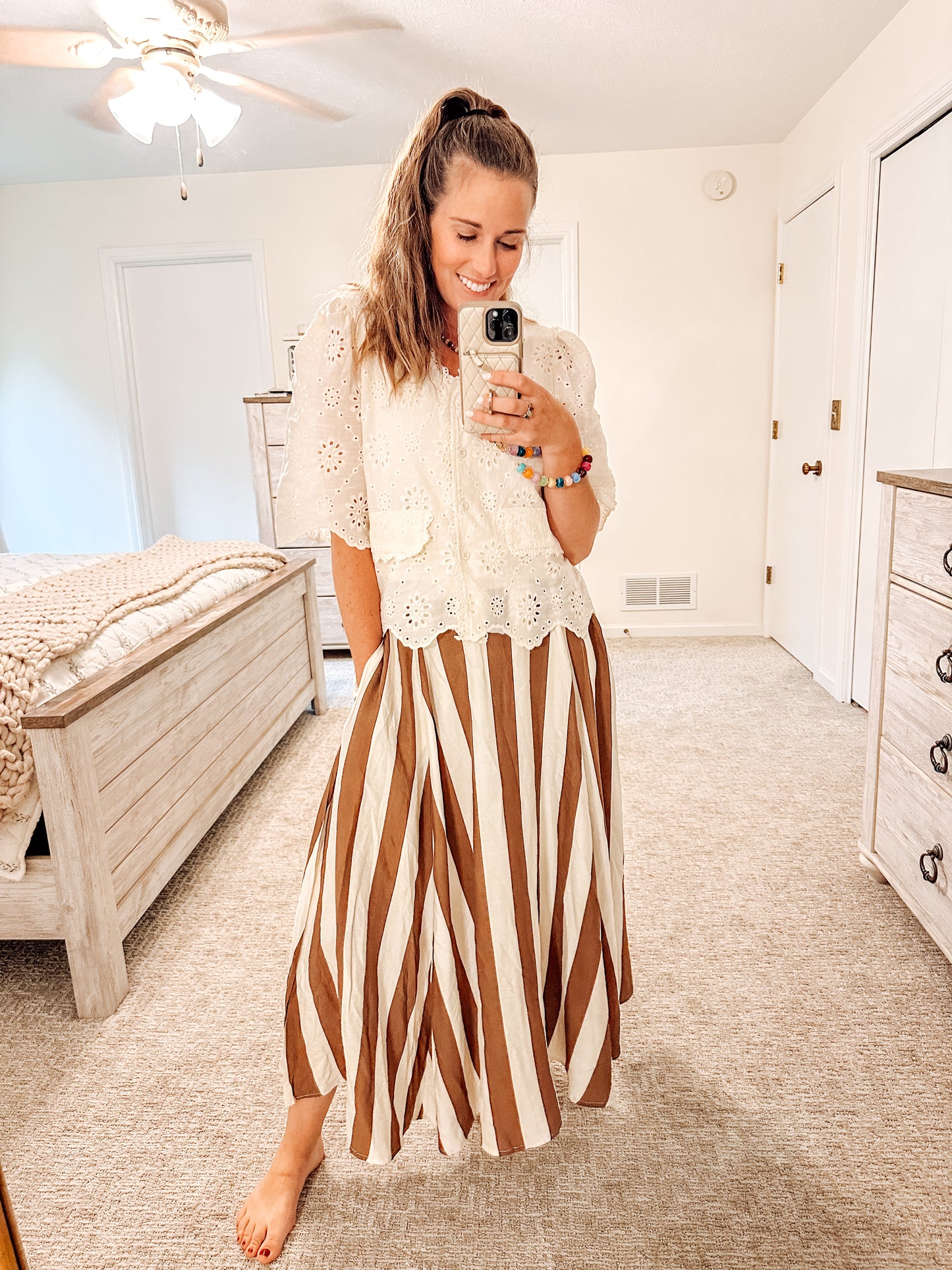 The Harvest Lane Elastic Waist Skirt (S-XL)