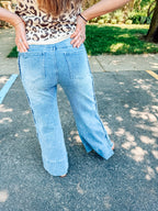Spring into Flare Braided Denim (S-XL)