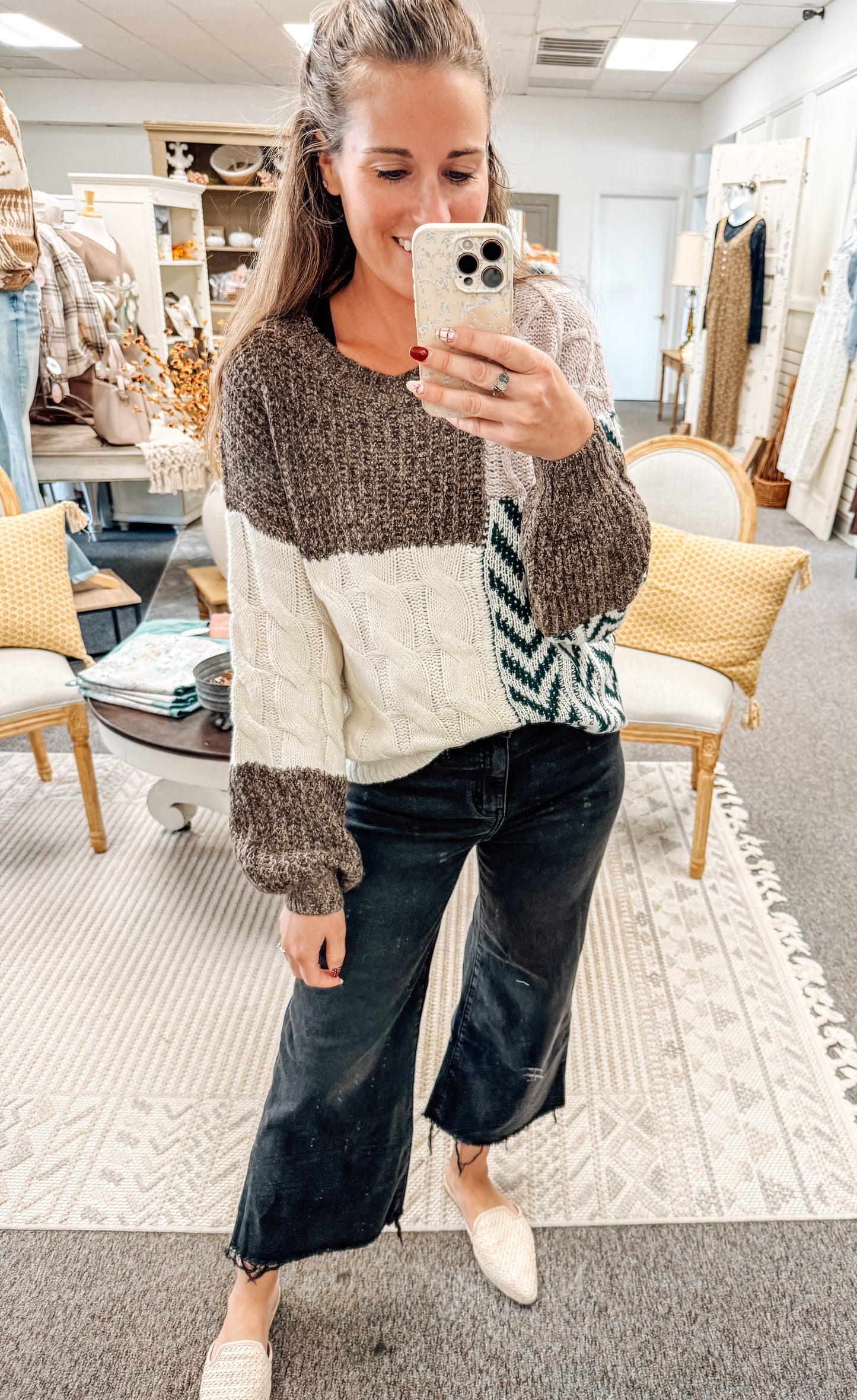 The Block Party Knit Sweater (S-XL)