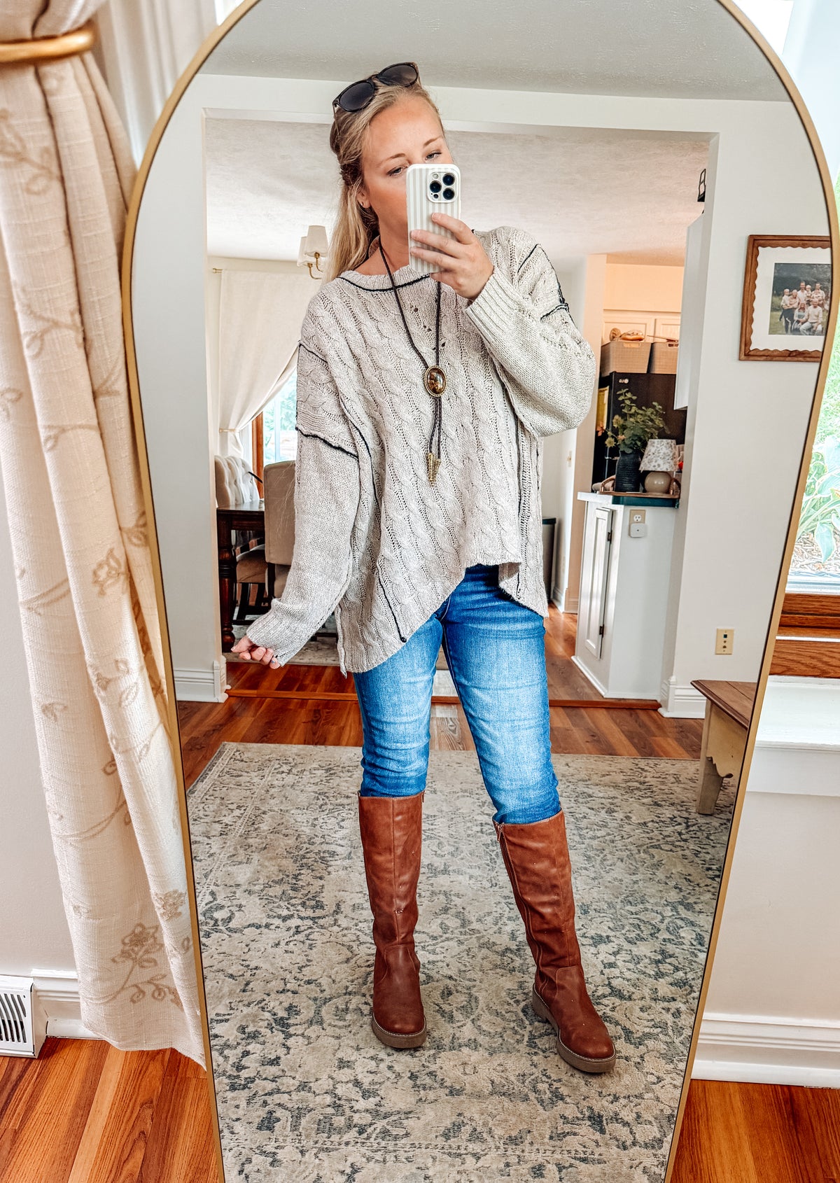 Cozy By Nature Cable Knit Sweater