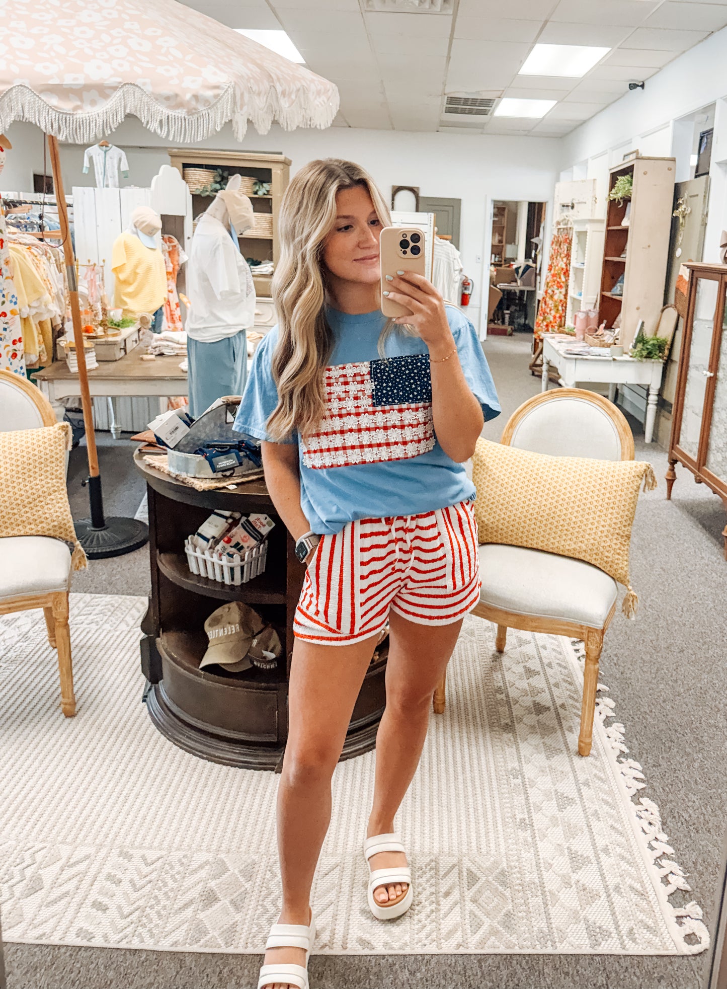 Flag America USA Patriotic Short Sleeve